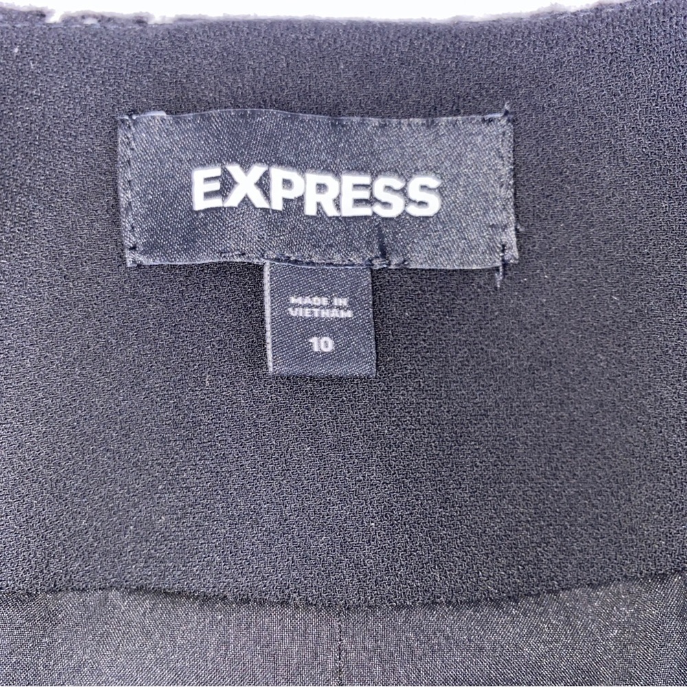 Express Tweed Jacket Blazer Button
Jacquard Woven Wool Blend - Picture 9 of 11